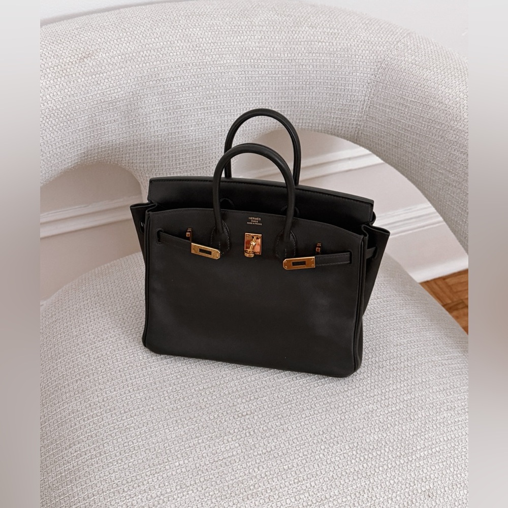 Black birkin 25